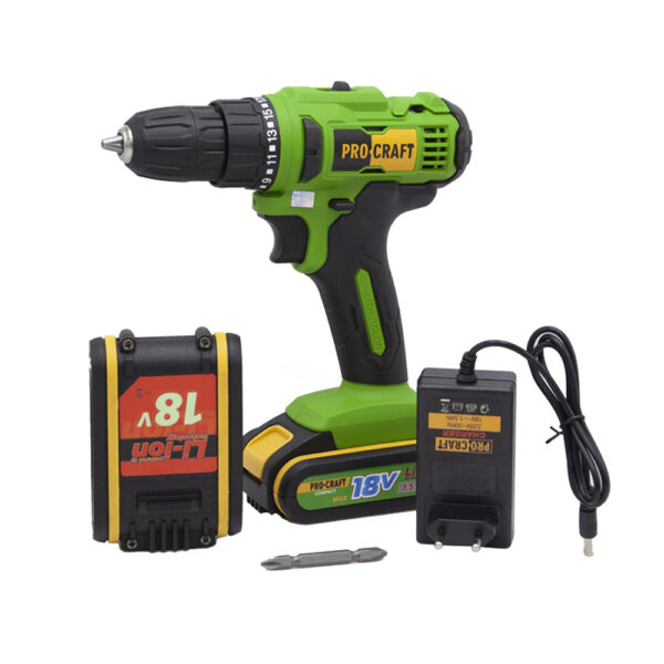 Aku vrtací šroubovák Procraft SPA18С se sadou bitů BS-32 | SPA18C/BS32 - Image 4