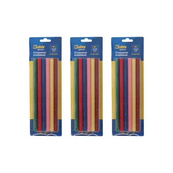 Tyčinky tavné, mix barev 11.2*200 mm, 12 ks (po 2 ks) | 01-06-1124
