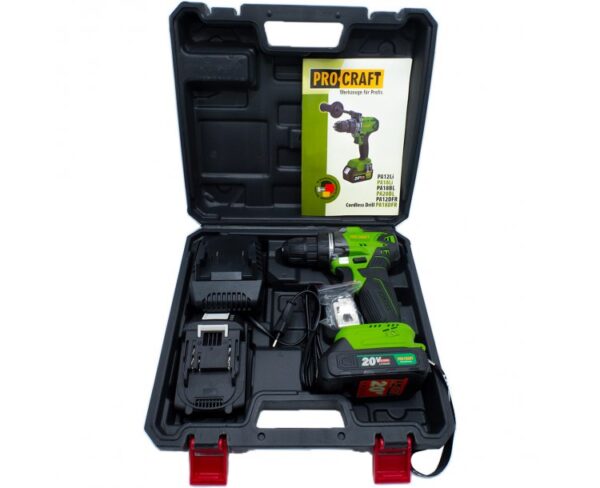 Aku vrtací šroubovák Procraft SPA20BL1B se sadou bitů BS-32 | SPA20BL1B/BS-32 - Image 8
