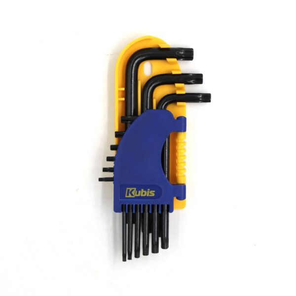 Nástrčkové klíče sada TORX 9 ks, T10, T15, T20, T25, T27, T30, T40, T45, T50, CrV TRX | 02-08-9609 - Image 2