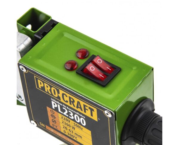Polyfúzní svářečka, plotnová Procraft PL2300 (PL1500) | PL2300 - Image 4