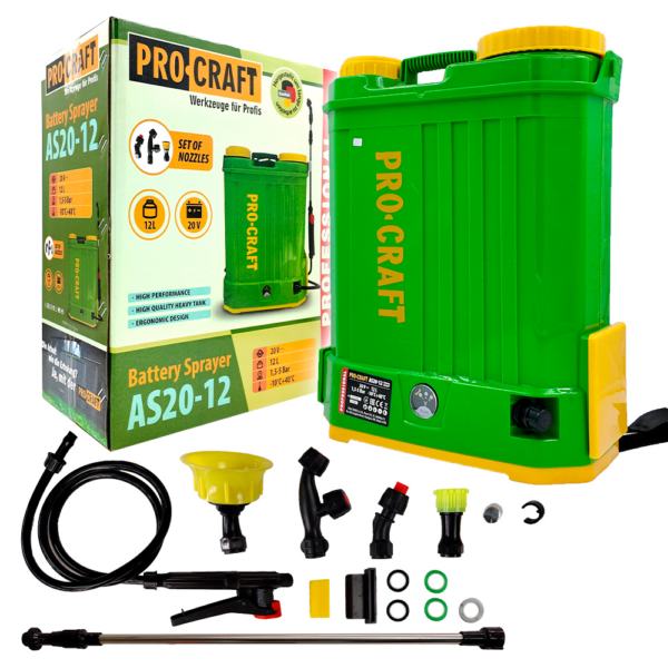AKU postřikovač Procraft AS20-12 (bez baterie a nabíječky) | AS20-12 - Image 9