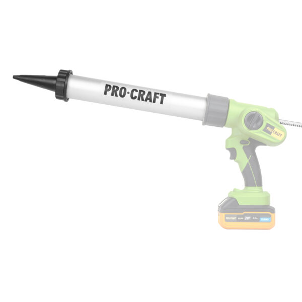 ALU trubicový zásobník 600ml pro měkké tuby Procraft TH60020 pro aku pistole na tmel PC20bb | TH60020 - Image 2