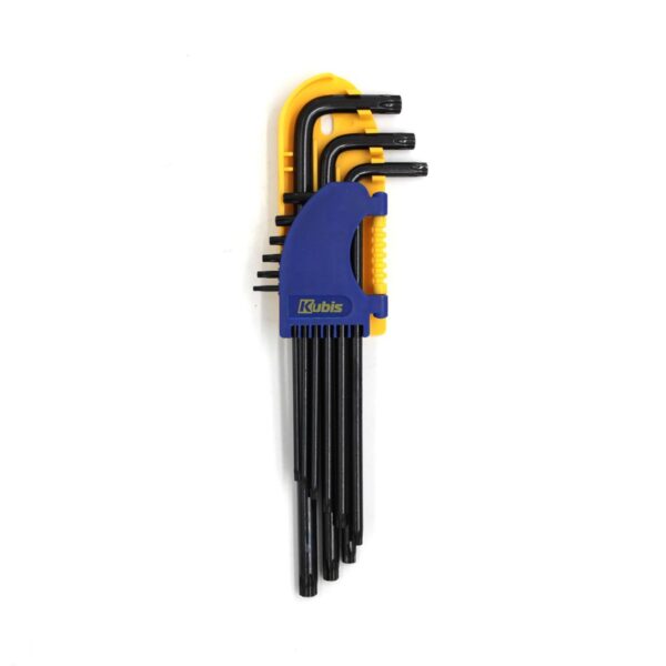 Nástrčkové klíče sada TORX 9 kusů, dlouhé, T10, T15, T20, T25, T27, T30, T40, T45, T50, CrV TRX | 02-08-9809 - Image 2