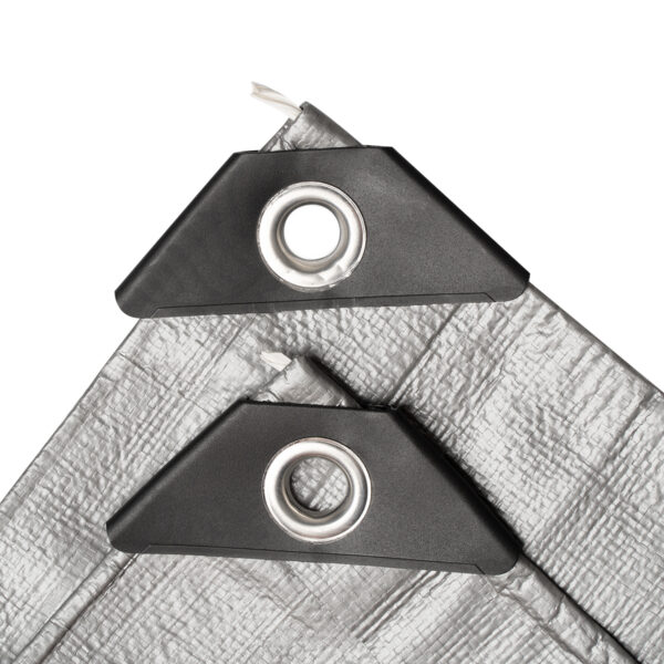 Plachta Procraft ST3x3 200g/m2 nepromokavá s oky 3x3 m stříbrná | ST3x3 - Image 3