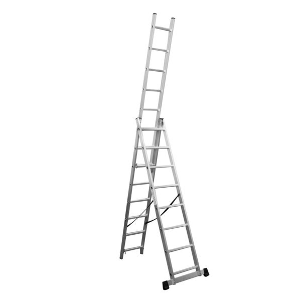 Žebřík hliníkový třídílný 3x8 Procraft  PLA3.508 | PLA3.508 - Image 2