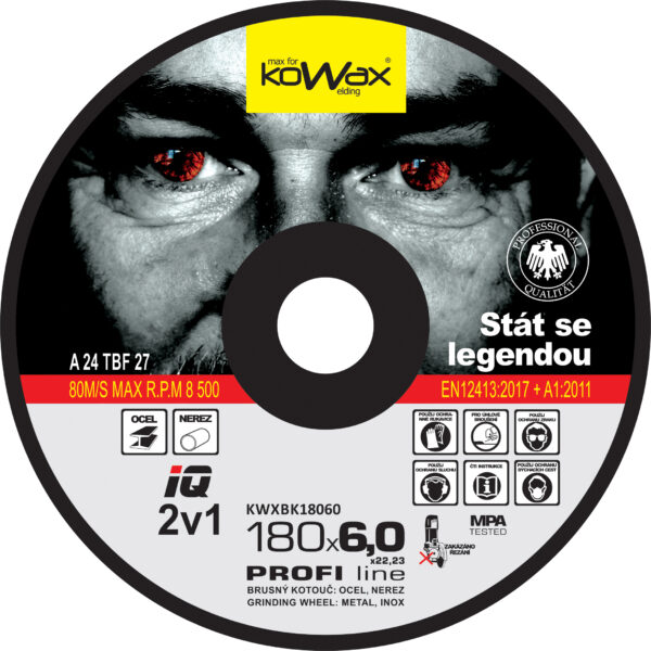 Brusný kotouč KOWAX IQ 2v1 180x6,0 - Image 2