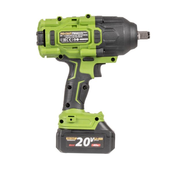 Aku rázový utahovák Procraft PWA80 1b | PWA80-1b-c - Image 3