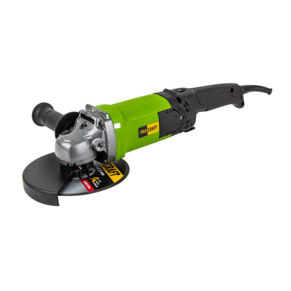 Bruska úhlová Procraft PW2200ES + rychloupínací matice RM14, 10x řezný kotouč CD180x1.6 | SPW2200ES/CD180x1.6/RM14 - Image 7