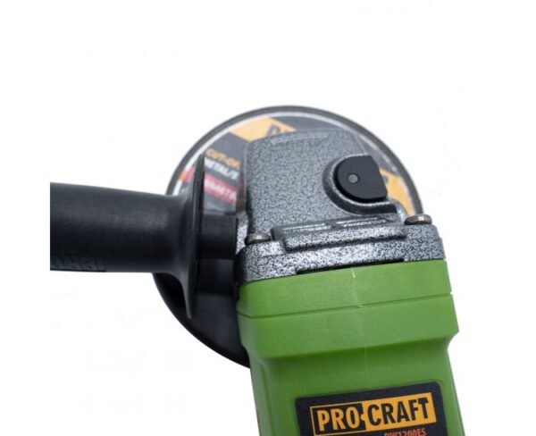 Bruska úhlová Procraft PW1200ES + 10x řezný kotouč CD125x1.0b v kovovém boxu | SPW1200ES/CD125x1.0b - Image 5