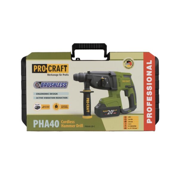 Kladivo vrtací aku Procraft PHA40 | PHA40 - Image 18