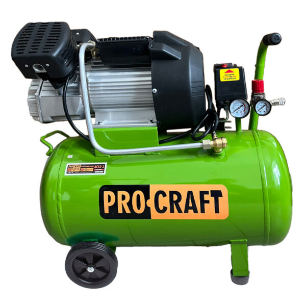 Kompresor Procraft AC52-2 a set příslušenství ke kompresoru 5 ks | SAC52-2/KIT-5C