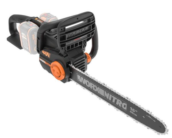 WG385E.9 - Aku řetězová pila 2x20V, 40cm - bez akumulátoru - Powershare - Image 2