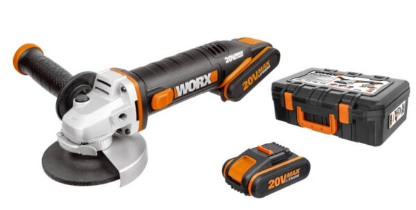WX800 - Aku úhlová bruska 20V 115mm 2x2Ah - Powershare - Image 3