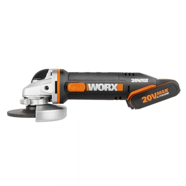 WX803 - Aku úhlová bruska 20V 125mm 2Ah+4Ah - PowerShare