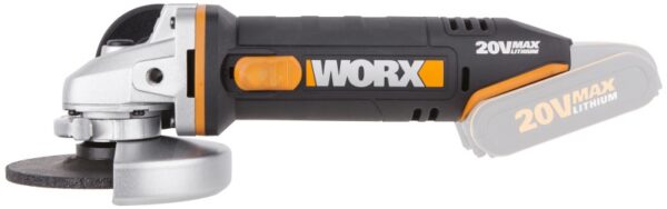 WX800.9 - Aku úhlová bruska 20V 115mm - bez akumulátoru - Powershare - Image 2