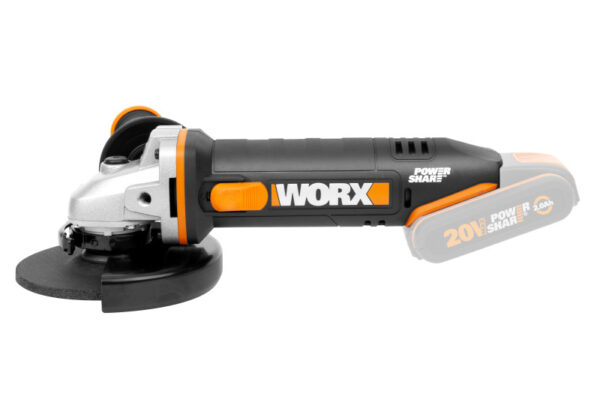 WX803.9 - Aku úhlová bruska 20V 125mm - bez akumulátoru - Powershare - Image 2
