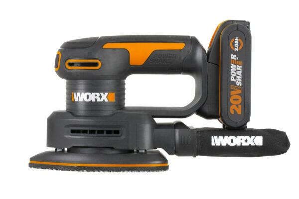 WX822 - Aku vibrační bruska 20V 1x2Ah - Powershare - Image 2
