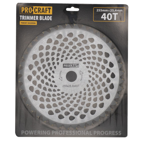 Nůž křovinořezu (kotouč) (D255*25.4) 40T will win PROCRAFT | H/P-40T - Image 3