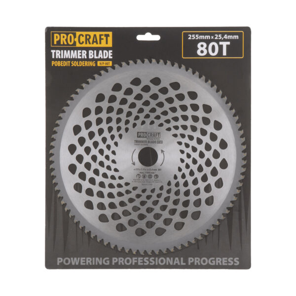 Nůž křovinořezu (kotouč) (D255*25.4)  80T PROCRAFT | H-80T - Image 2