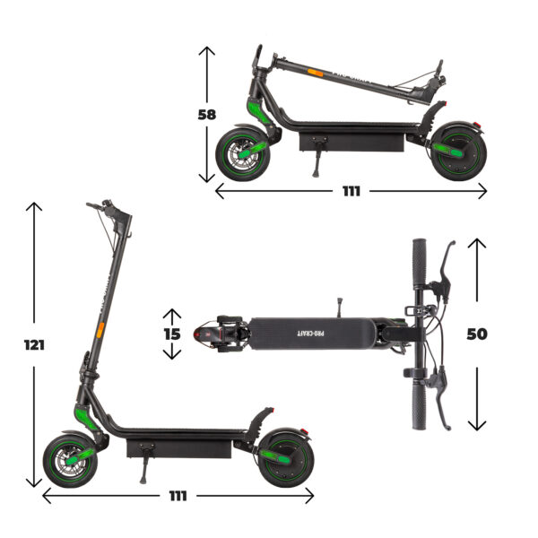 Elektrokoloběžka Procraft DS500L | DS500L - Image 2