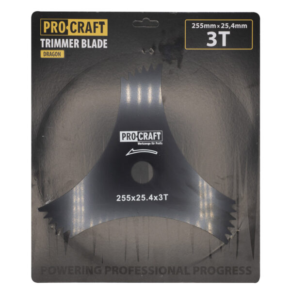 Nůž křovinořezu (D255*25.4) 3T (DRAGON) PROCRAFT | H-3T/D - Image 3