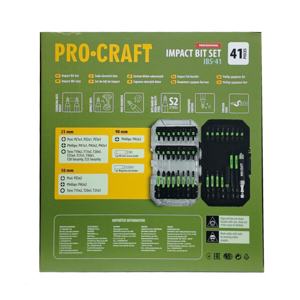 Sada rázových bitů Procraft IBS-41, S2 | IBS-41 - Image 3