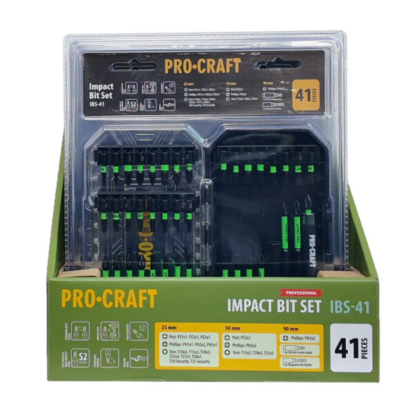 Sada rázových bitů Procraft IBS-41, S2 | IBS-41 - Image 2