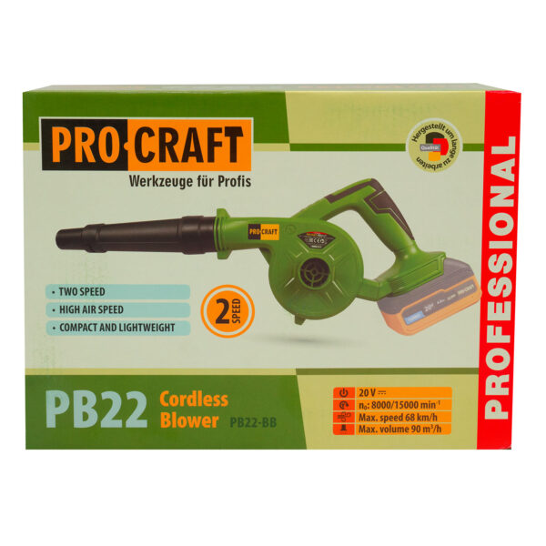 Aku fukar Procraft PB22 (bez baterie a nabíječky) | PB22bb
