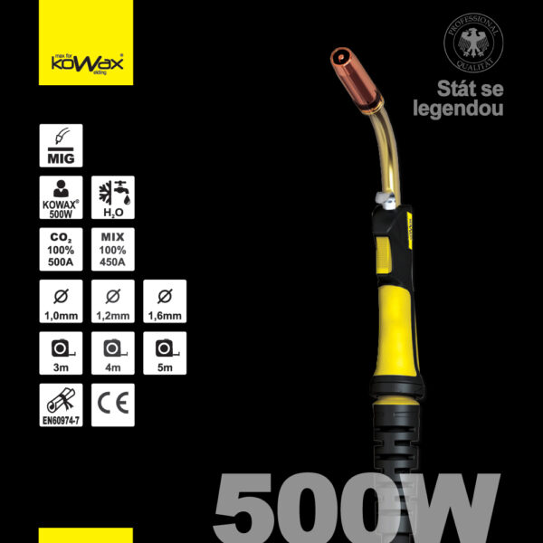 MIG hořák KOWAX 500W 3m - Image 2
