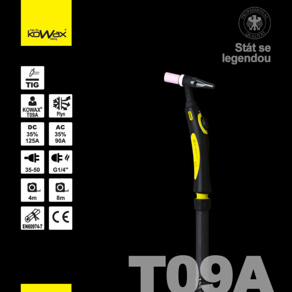 KOWAX TIG hořák T09A 4m-14pin - Image 2