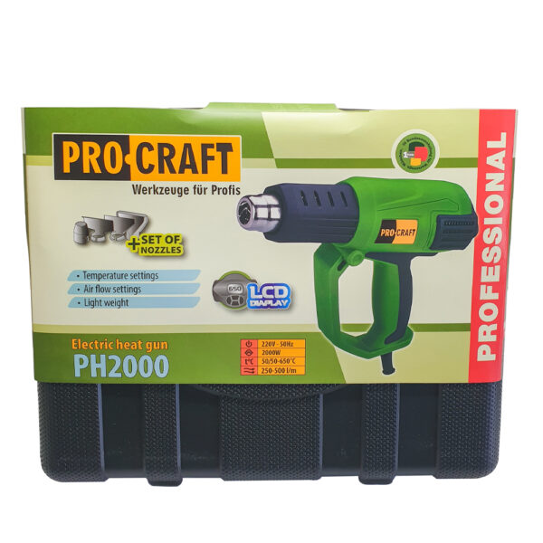 Polyfúzní svářečka Procraft PL1900 + horkovzdušná pistole PH2000 | SPL1900/PH2000 - Image 12